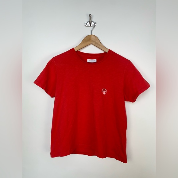 Anine Bing The Levy Tee Motorcycle Club Crew Baby Tee Size Medium Single Stitch - Picture 4 of 14